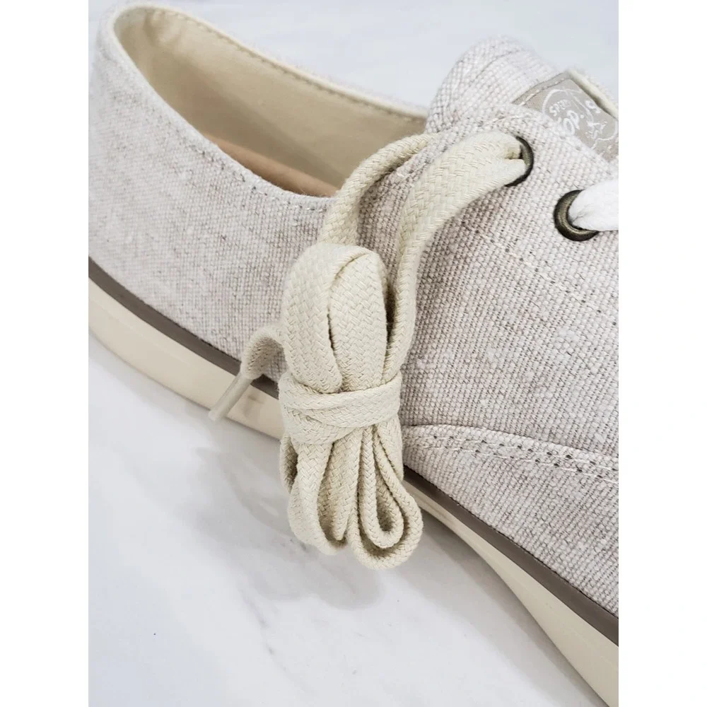 NEW MEN'S 9.5 - Sperry Men's SeaCycled Striper‎ II CVO Trainer Natural Taupe